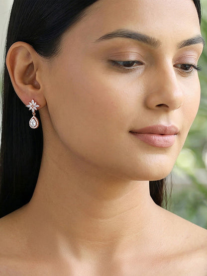 Rose Gold Kakatiya Earrings
