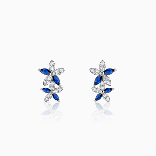 Silver Marwar Blue Earrings