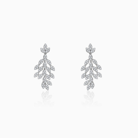 Silver Bikaner Crest Earrings