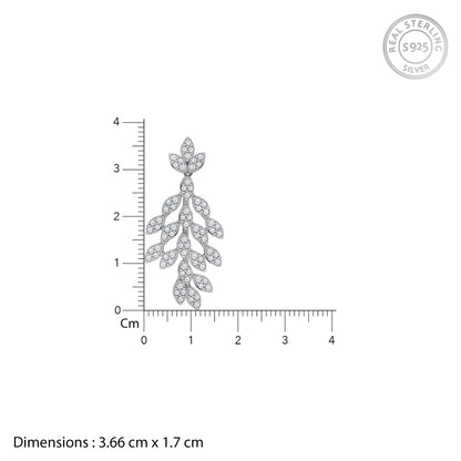 Silver Bikaner Crest Earrings