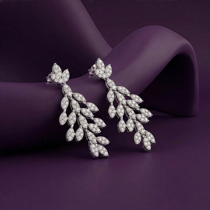 Silver Bikaner Crest Earrings