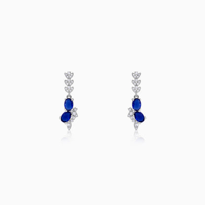 Silver Udaipur Azure Earrings