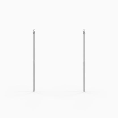 Silver Rhombus Gleam Earrings