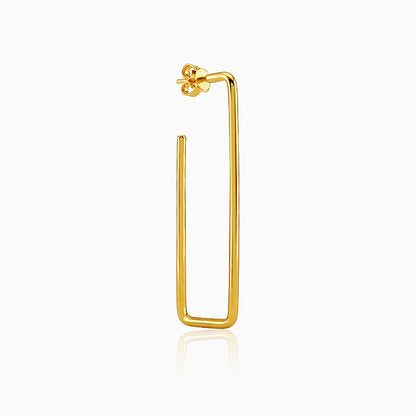 Golden Frame Glow Earrings