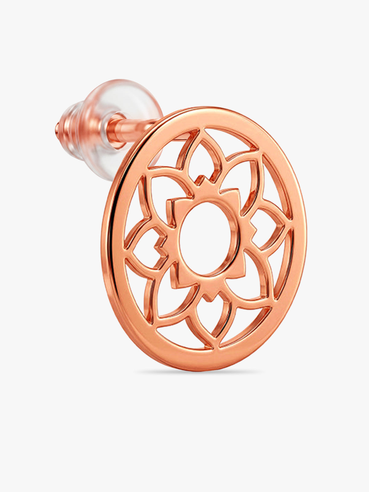 Rose Gold Sunpetal Filigree Earrings