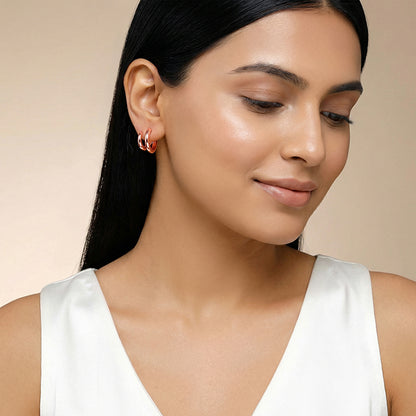 Rose Gold Mystic Grace Earrings