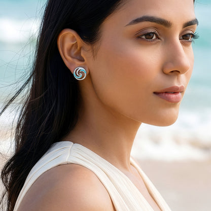 Silver Amphitrite Earrings