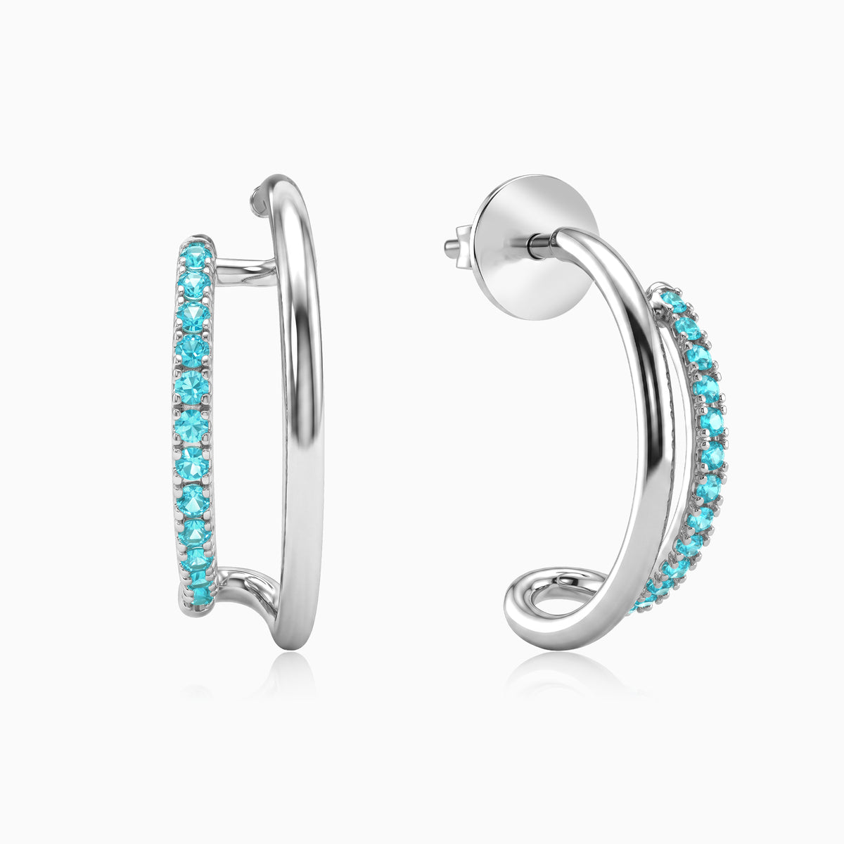 Silver Theresa Earrings