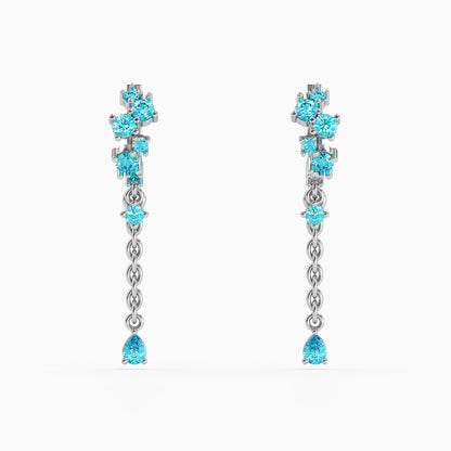 Silver Antiope Earrings