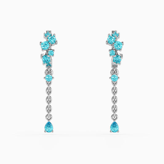 Silver Antiope Earrings