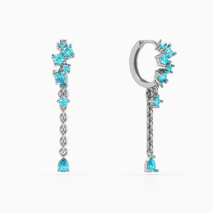 Silver Antiope Earrings
