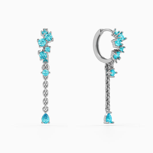 Silver Antiope Earrings