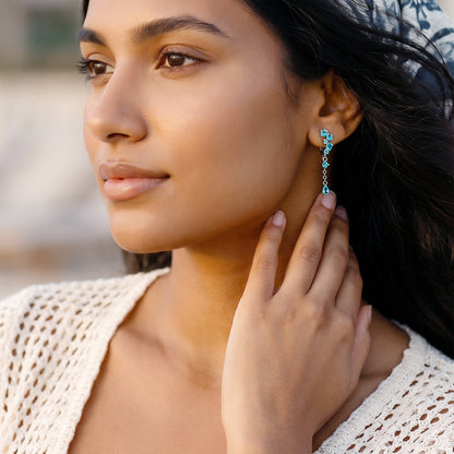 Silver Antiope Earrings