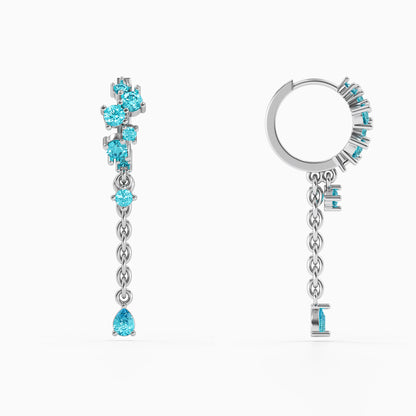 Silver Antiope Earrings