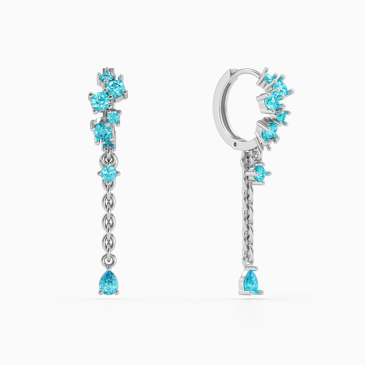 Silver Antiope Earrings