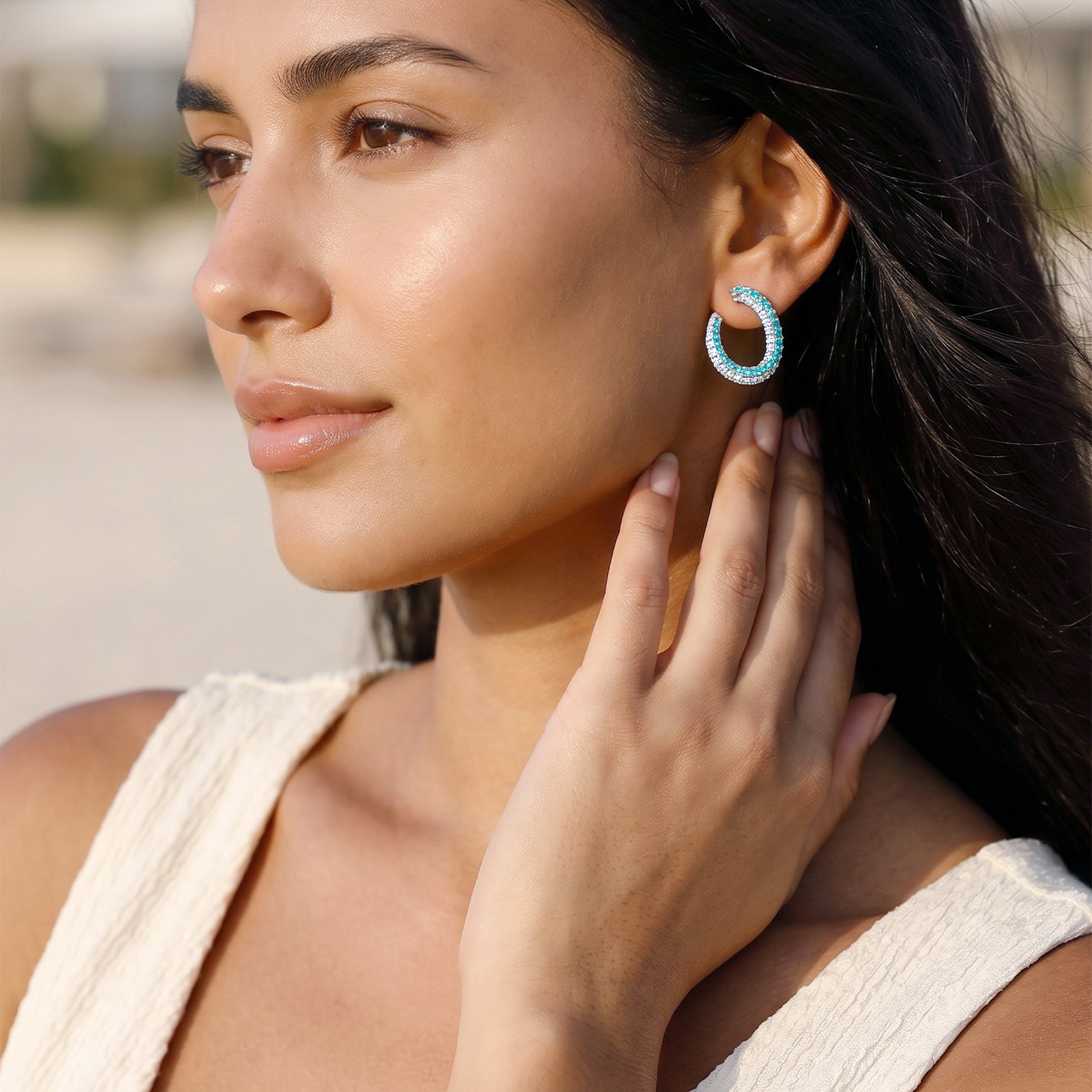Silver Aegle Earrings
