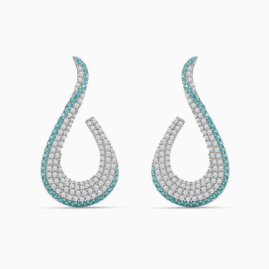 Silver Galene Earrings