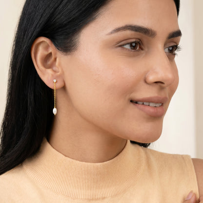 Golden Catherine Beauty Earrings