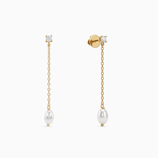 Golden Catherine Beauty Earrings