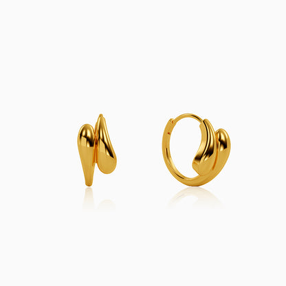 Golden Elarion Hoop Earrings