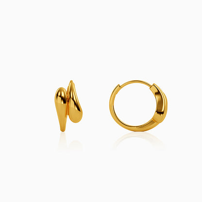 Golden Elarion Hoop Earrings