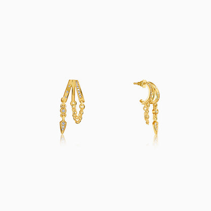 Golden Fancy Earrings