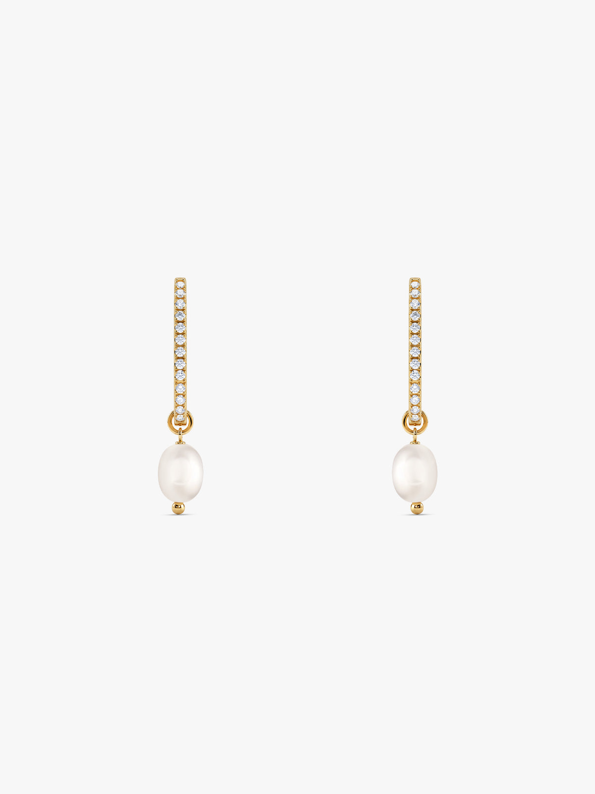 Golden Fancy Pearl Drop Earrings