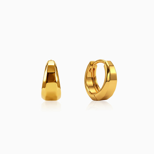 Golden Aurette Hoop Earrings