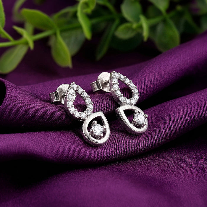 Silver Sparkline Earrings