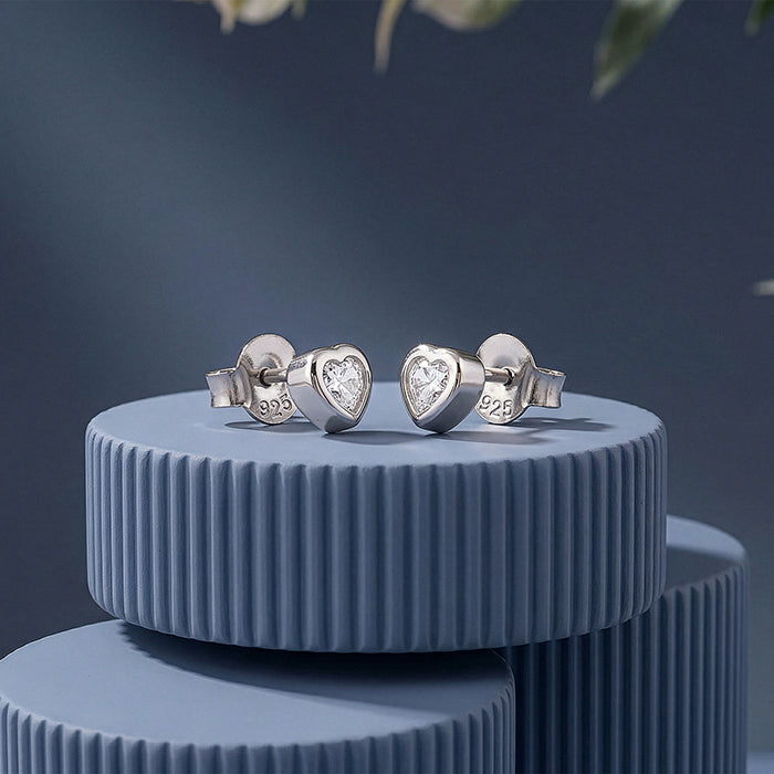 Silver Lovely You Studs