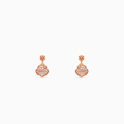Dual Tone Salvadora Dangle Earrings
