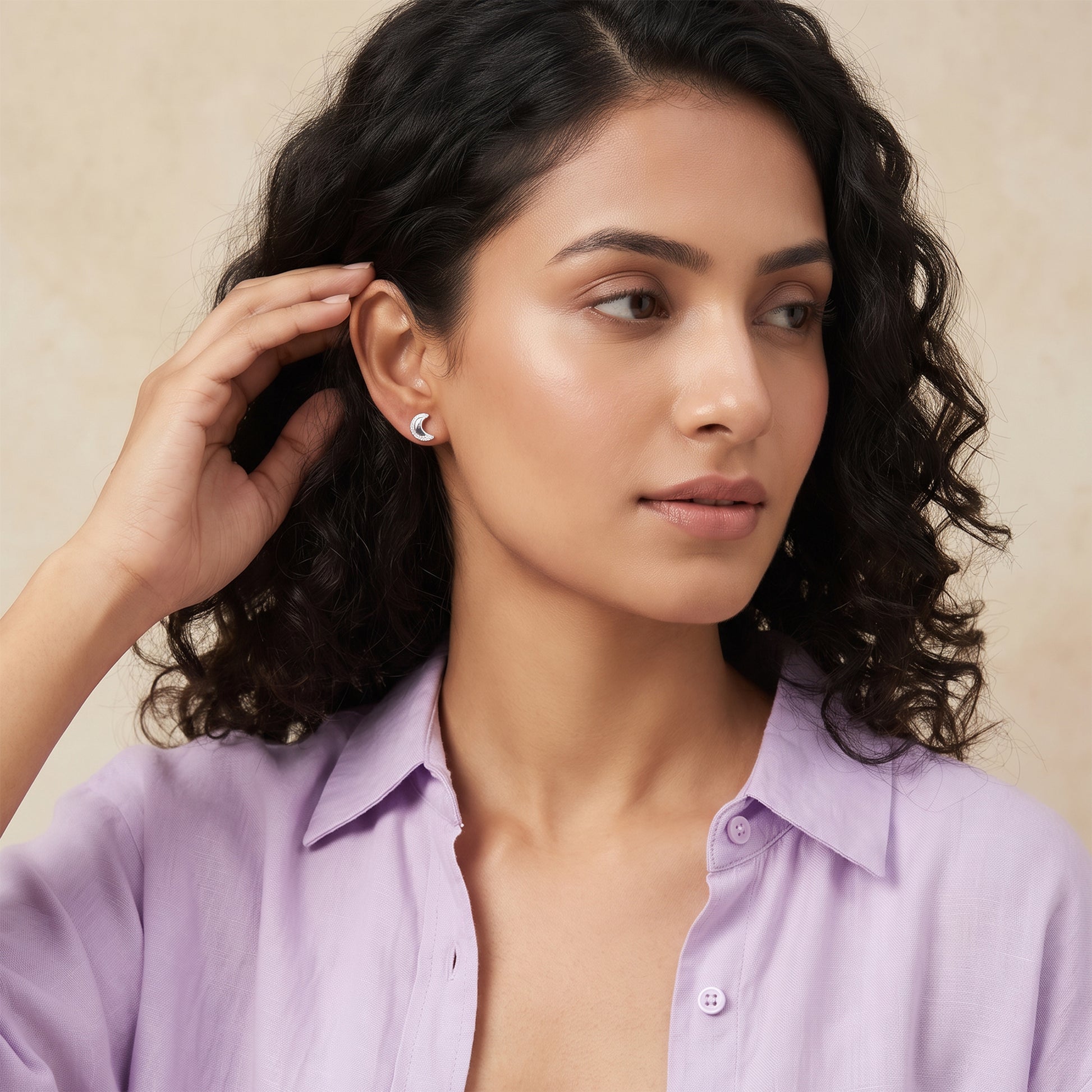 Silver Lunata Earrings