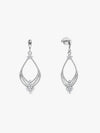 Silver Vellora Drop Earrings