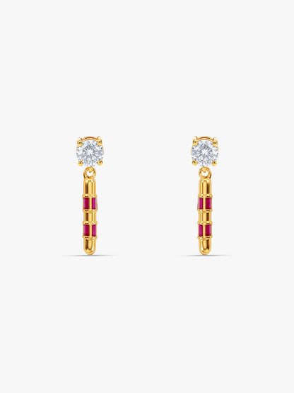 Golden Dhamaka Earrings