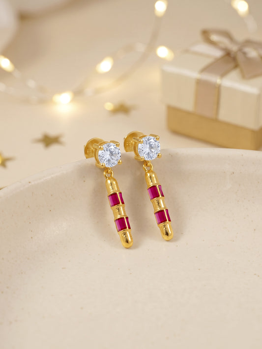 Golden Dhamaka Earrings