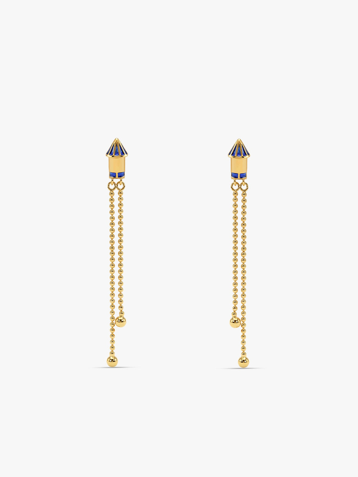 Golden Rocket Danglers