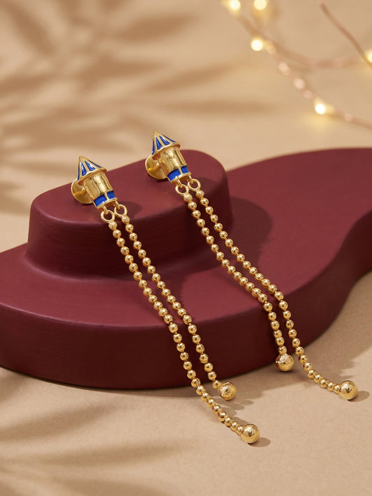 Golden Rocket Danglers
