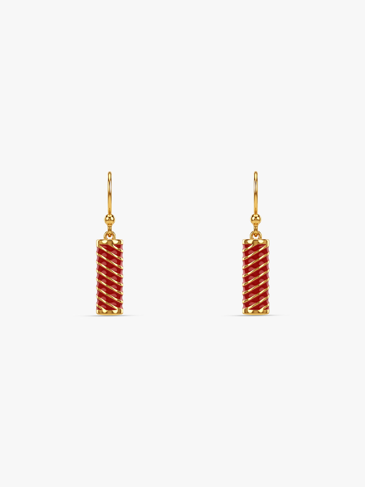Golden Sutli Bomb Hook Earrings