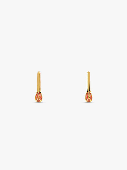 Golden Matchstick Studs
