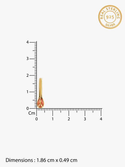 Golden Matchstick Studs