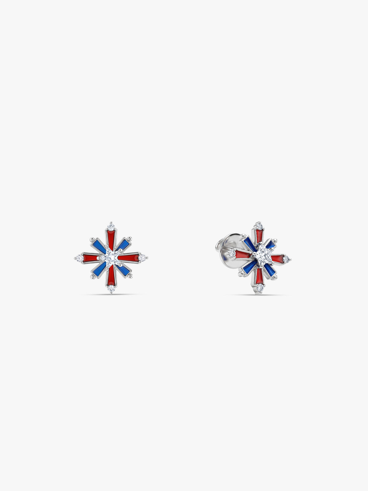 Silver Chota Atishbazi Studs