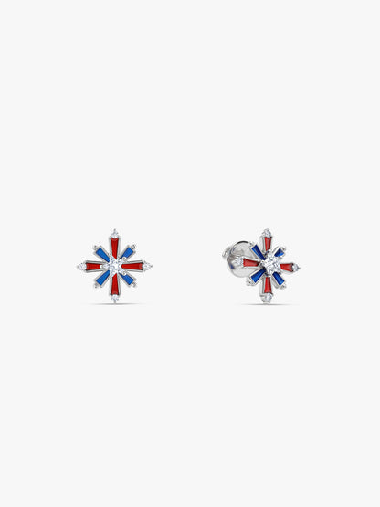 Silver Chota Atishbazi Studs