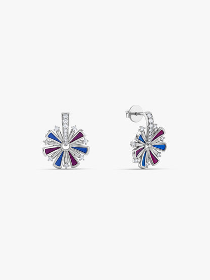 Silver Dhamaka Noor Studs