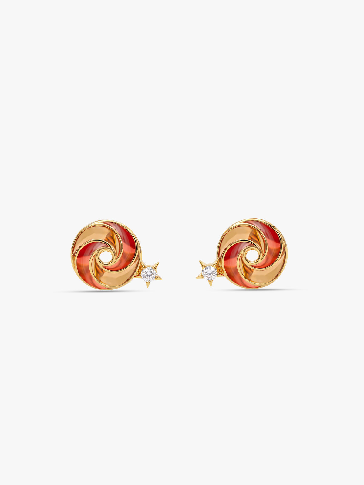 Golden Chakri Studs