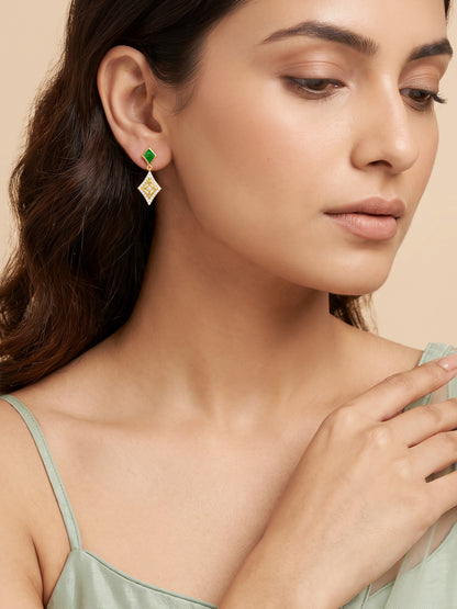 Golden Jagmag Bling Earrings