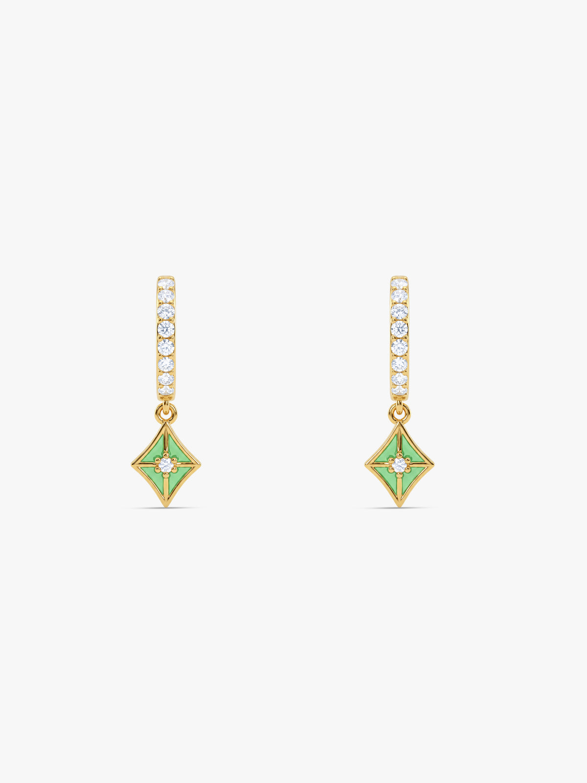 Golden Patang Pataka Hoops