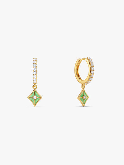 Golden Patang Pataka Hoops