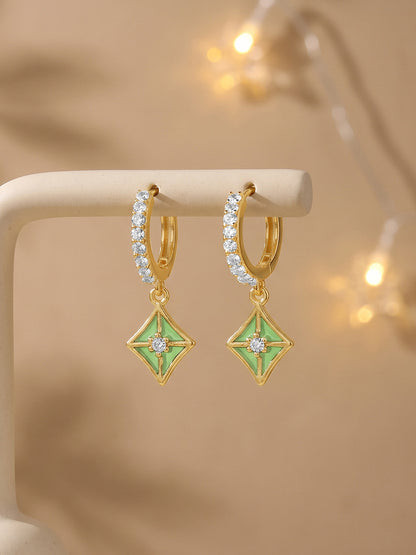 Golden Patang Pataka Hoops