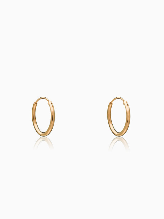 Golden Mini Hoop Earrings