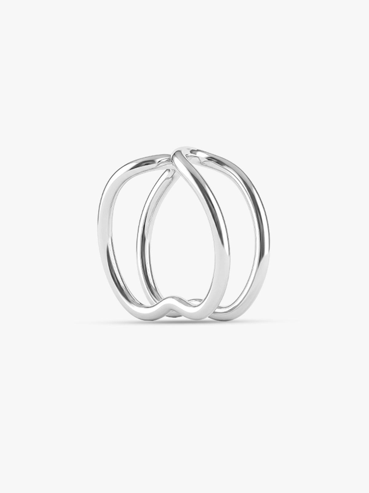 Silver Fausta Ear Cuffs